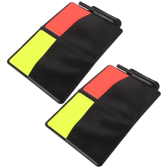 TAILTOSS 2 Sets Soccer Referee Penalty Cards for Soccer Referees