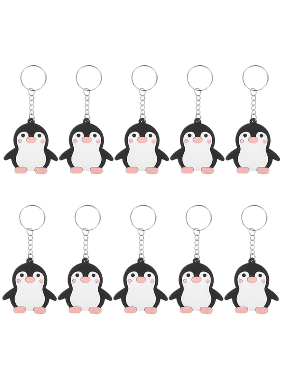 24pcs Penguin Keychains Cute Animal Charms for Backpacks, Purses, Keys - Fun Party Favors and Decorative Accessories