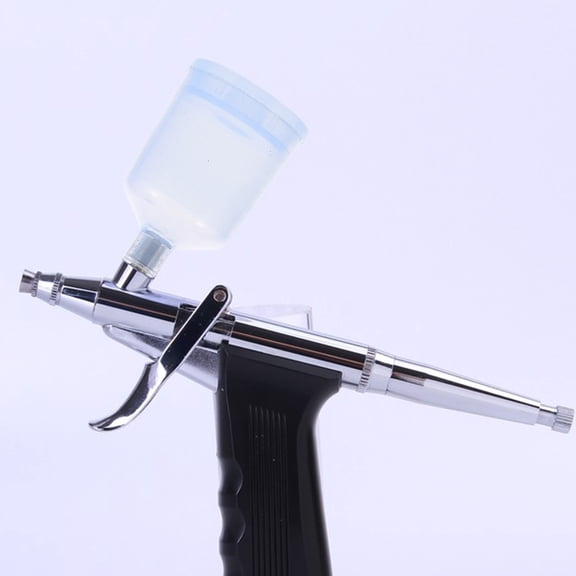 TAILTOSS 2Pcs Airbrush Paint Cup for Artists Sky-Blue Plastic Replaceable Dismountable Paint Storage