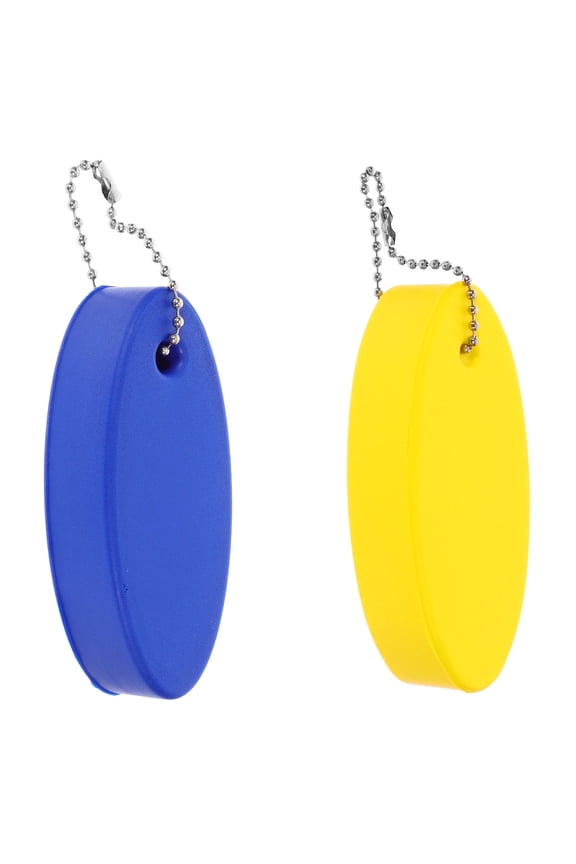 2Pcs Decorative Design Floating Keychain for Boating .5x1.6x0.8in