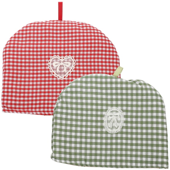 TAILTOSS Household Teapot Cover Cotton Cloth Dust-proof Friends Who Love Tea Winter Use 2Pcs