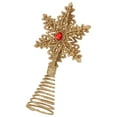 thumbnail image 1 of TAILTOSS Traditional Tree Toppers Golden Iron 2Pcs Christmas Tree Decorations, 1 of 8