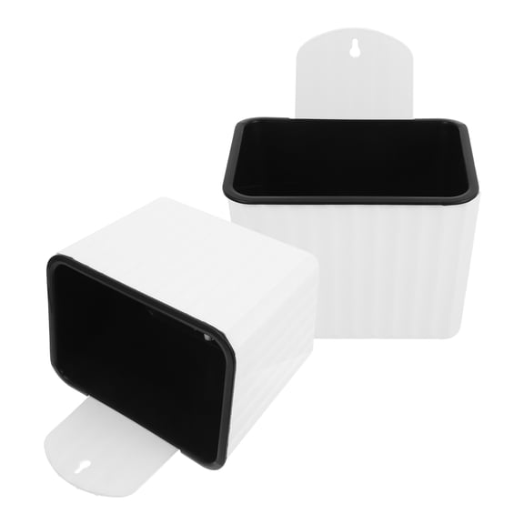 TAILTOSS 2Pcs Modern Plastic Self Watering Planter with Automatic Watering Technology 17.0X12.5X11.5in