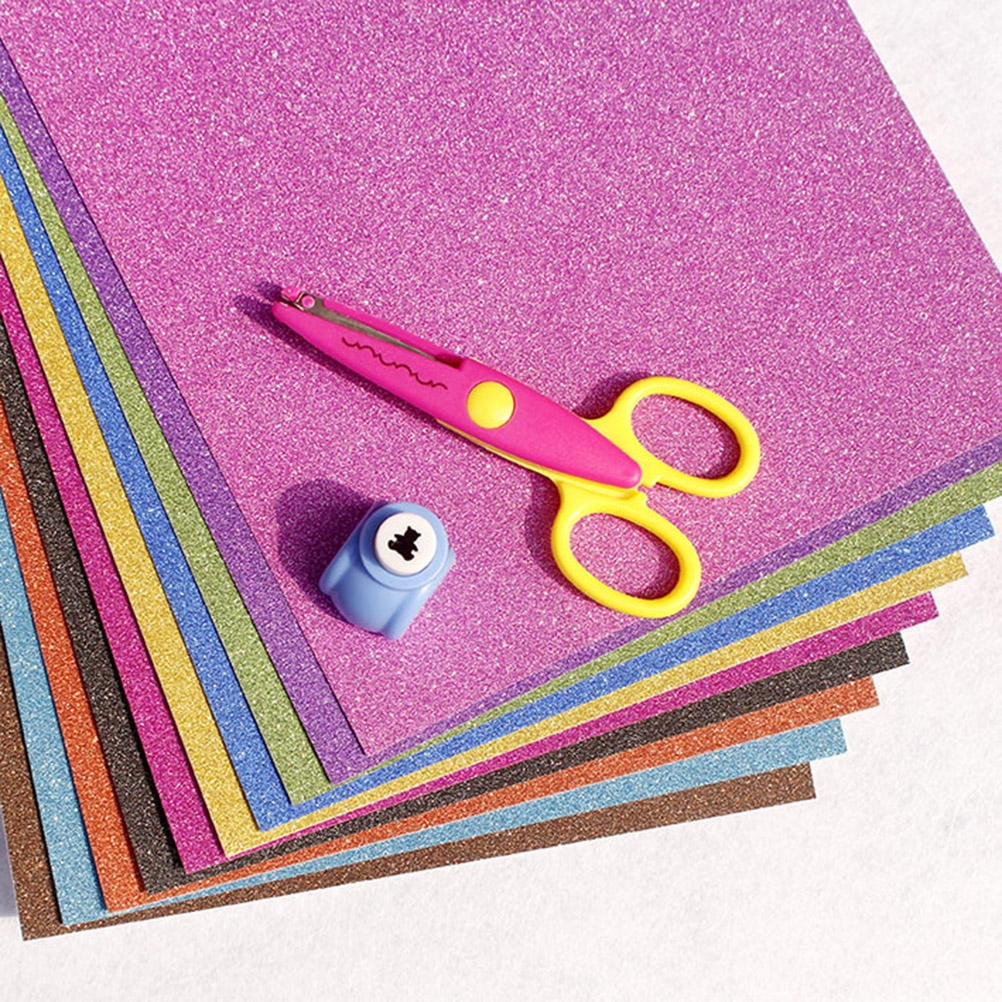 TAILTOSS 30Pcs Double-Sided Glitter Cardstock Holographic Paper Perfect