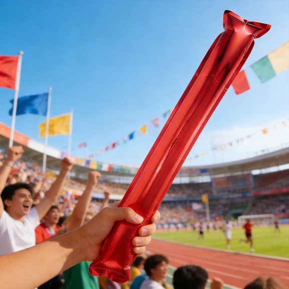 TAILTOSS 32Pcs Inflatable Fan Cheering Sticks with High Visibility for Sports and Party Use