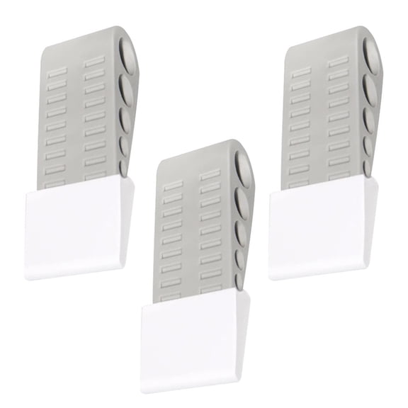 TAILTOSS 3Pcs TPR ABS Door Blocker with Heavy Duty Floor Bumpers 12.4X1.6In