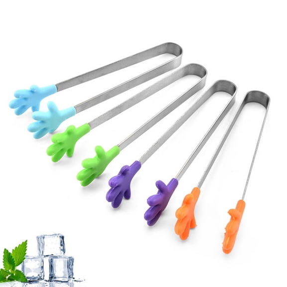 TAILTOSS 4-Pack Cooking Tongs with Non- Handles, Perfect for BBQ, Grilling, Kitchen Use, and Food Serving Tools