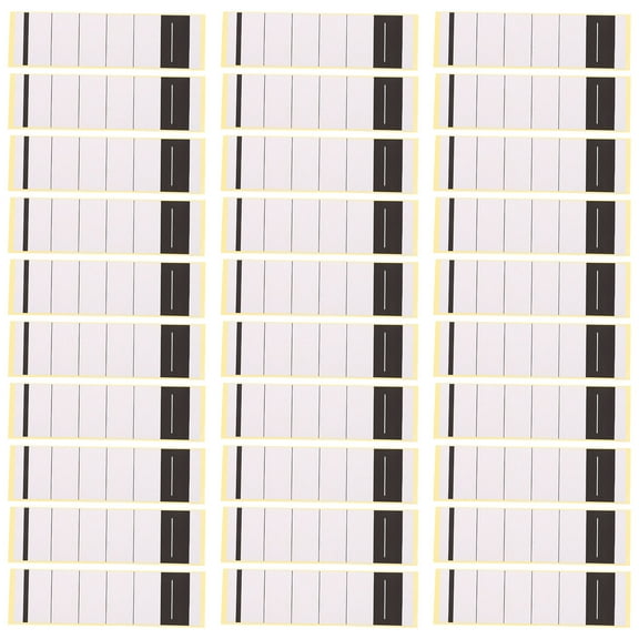 TAILTOSS 50 Pcs Document Organization Labels White Paper for Students Clean Professional Look