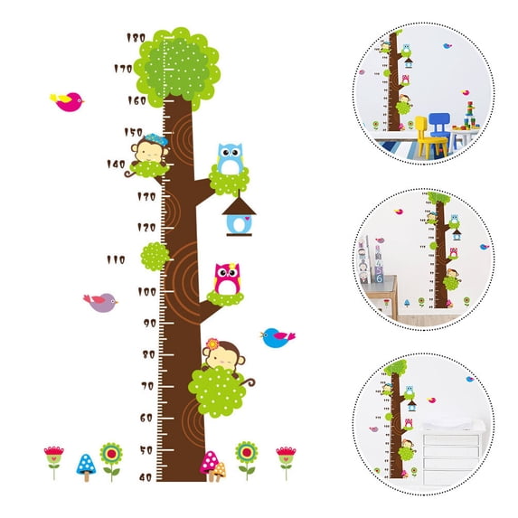 TAILTOSS 5Pack Growth Chart Ruler Cartoon Design Assorted Color 35.4X23 ...