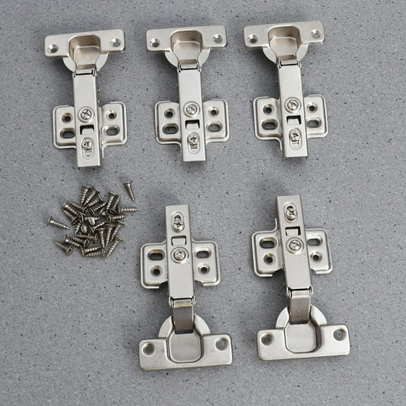 TAILTOSS 5Pcs Buffering Soft-Close Cabinet Hinges for Replacement in Kitchens