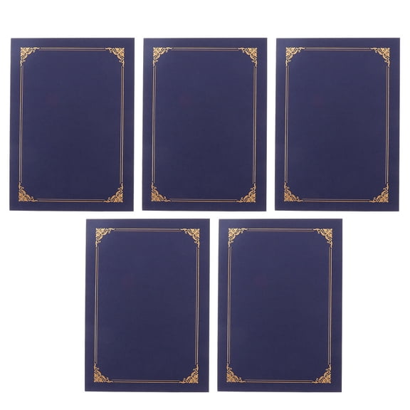 TAILTOSS Certificate Folder 5-Pack, Document Holder 12.1 x 9 Inches for Organizing Papers