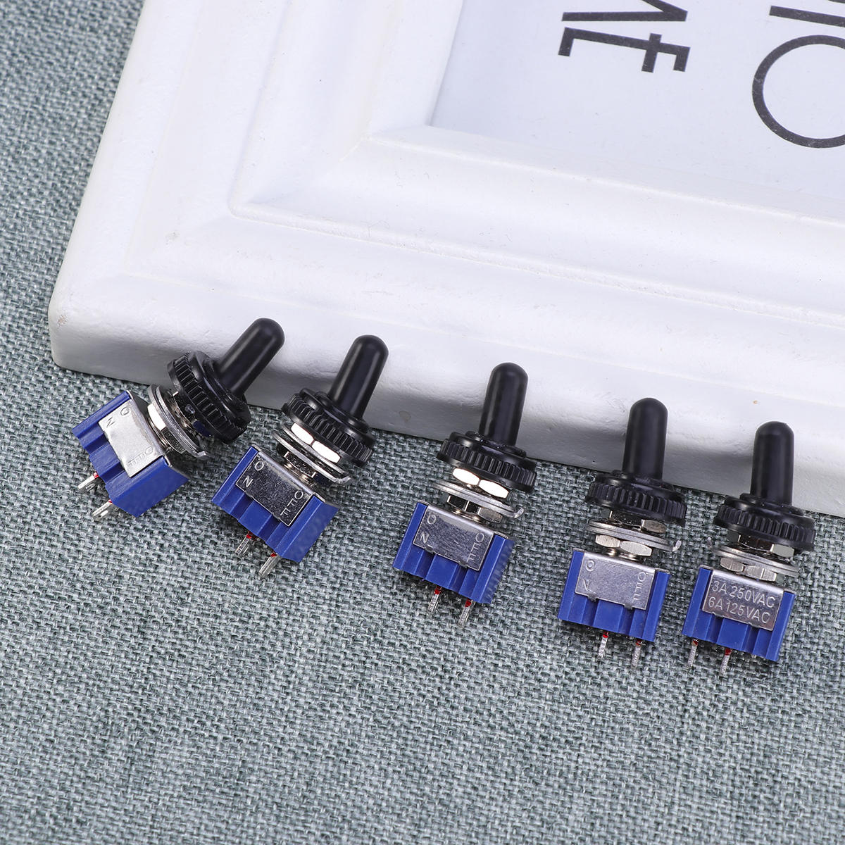 TAILTOSS 5Sets Metal Mini Toggle Switch for General Use 1.2x1.3x3in ...