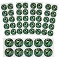 thumbnail image 1 of TAILTOSS 5Sheets 10StickersPerSheet Round Green PVC Pot Labels for Vegetable Seedling Labels, 1 of 8