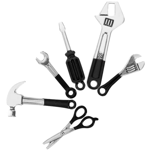 TAILTOSS 6Pcs Miniature Dollhouse Repair Tools for Birthday Christmas Other Holidays