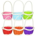 thumbnail image 1 of TAILTOSS 6pcs Woven Baskets For Candy Storage Easter Egg Baskets Lightweight Baskets For Treats Parties Playtime, 1 of 8