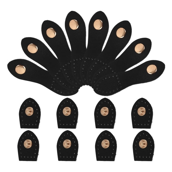 TAILTOSS 8 Sets Snap Buckles for Handbags Accessories Diy Crafting Professional Use Black