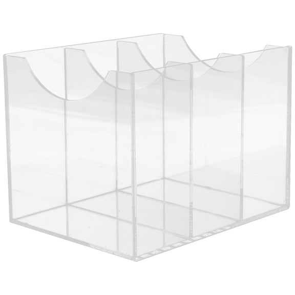 TAILTOSS Shelves Belt Holder Organizer Box Transparent 1Set