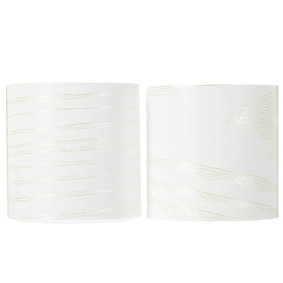 TAILTOSS Adhesive Wall Trim 2pcs Flexible Floor Transition Strip Easy Molding White For Decorative Trim