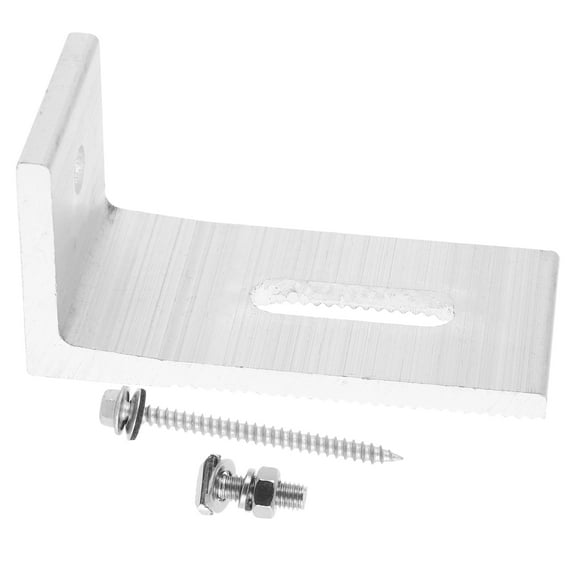 TAILTOSS Aluminum Alloy Solar Panel Bracket 1 Set L Shaped For Outdoor Installations And Mounting