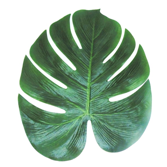 TAILTOSS Green Artificial Tropical Leaf for Home and Office Vase Decoration, Single Realistic Simulation Leaf