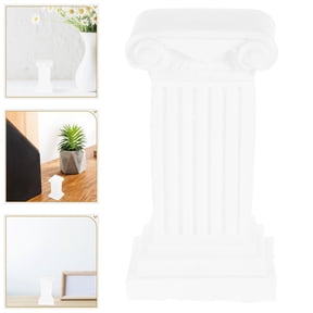 TAILTOSS Artistic White Plaster Roman Pillar Ornament for Home Table Decoration
