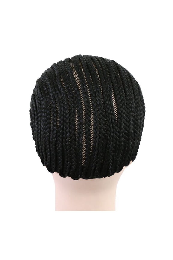 Black Polyester Mesh Dreadlock Cap for Crochet Braids 1Pack
