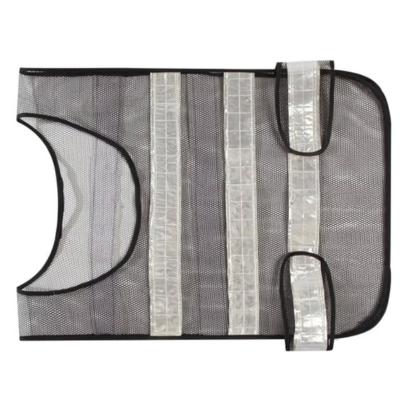 TAILTOSS Construction Vest for Men 1Set Reflective Adjustable Mesh with High Visibility Black