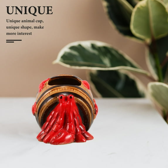 TAILTOSS Cute Ceramic Mug 1Pcs 11.8x4.2x4.1in Multi Color Animal Shape for Home and Office Decor