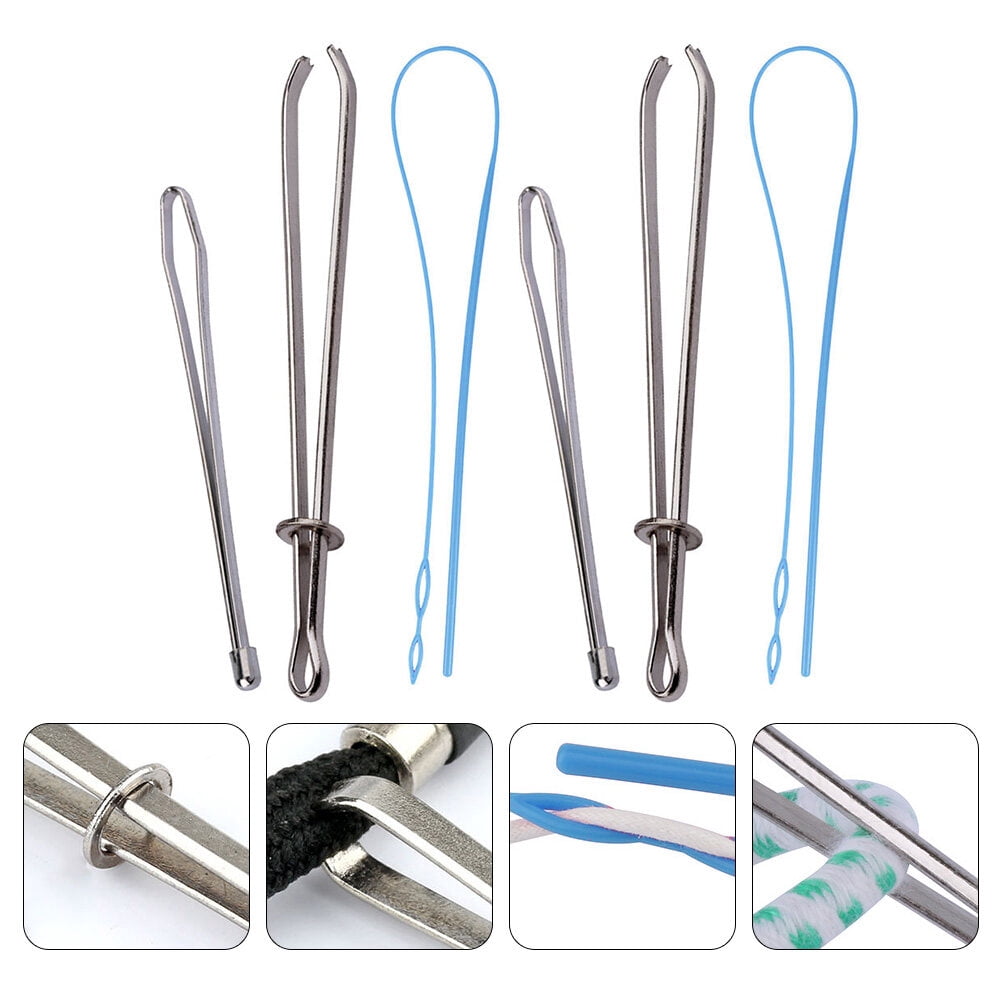 TAILTOSS Drawstring Puller Tool 2 Sets/6Pcs Plastic Threader Belt ...
