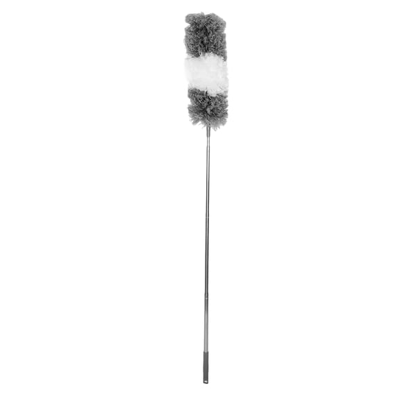 TAILTOSS Microfiber Duster for Household Dust Removal with Stainless Steel Handle, 1 Piece Cleaning Tool