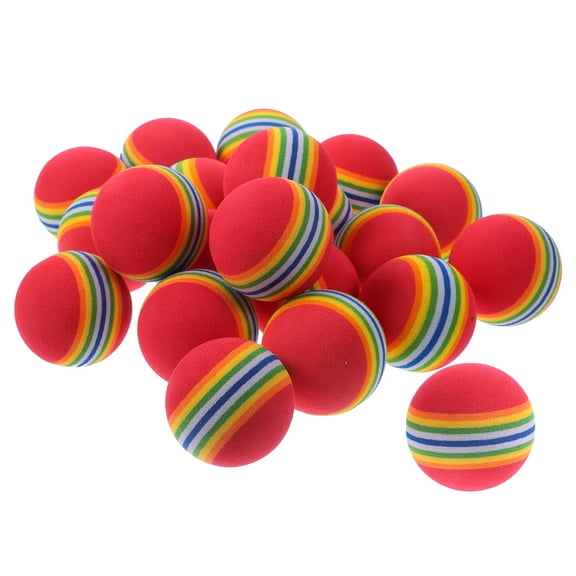 TAILTOSS EVA Training ball for Golf Practice Soft Rainbow Design for Indoor Use 20pcs