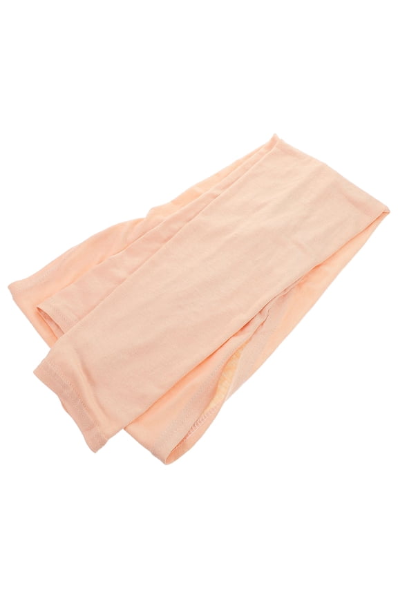 Mercerized Cotton Golf Arm Sleeves UV Beige 1 Set for Outdoor Sports and Activities