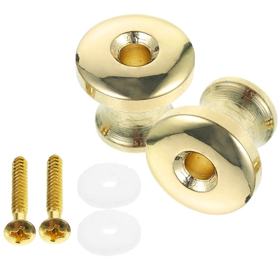 TAILTOSS Guitar Strap Set of 2 Mushroom Head Gold Plated Metal for Musicians Sessions