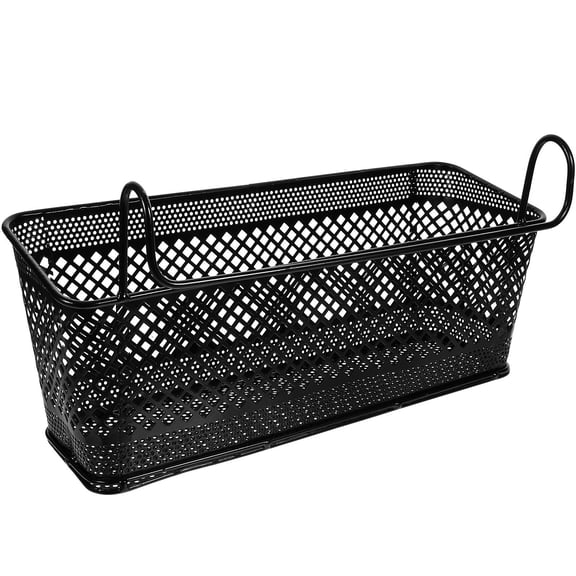 TAILTOSS Hanging Storage Basket, Blue Iron, Space-Saving, Elegant Design for Home 1Pc