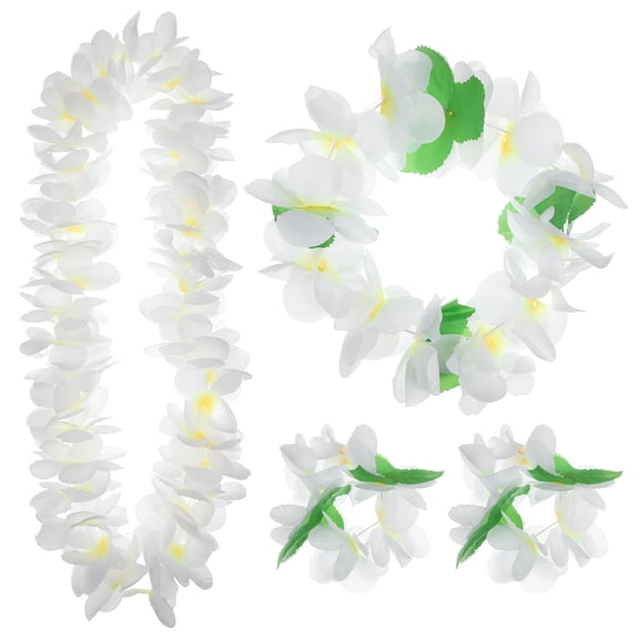 TAILTOSS Hawaiian Party Supplies and Decorations Floral Wreath for Women Families Summer Luau Celebrations