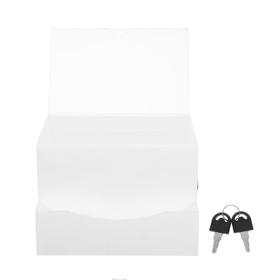 TAILTOSS Modern Minimalist Voting Box Acrylic For Business Card Collection 1Set