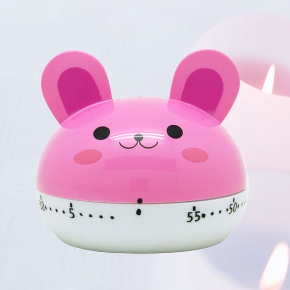TAILTOSS Pink Countdown Timer for Kitchen Use with Loud Alarm and Decorative Eagle Design