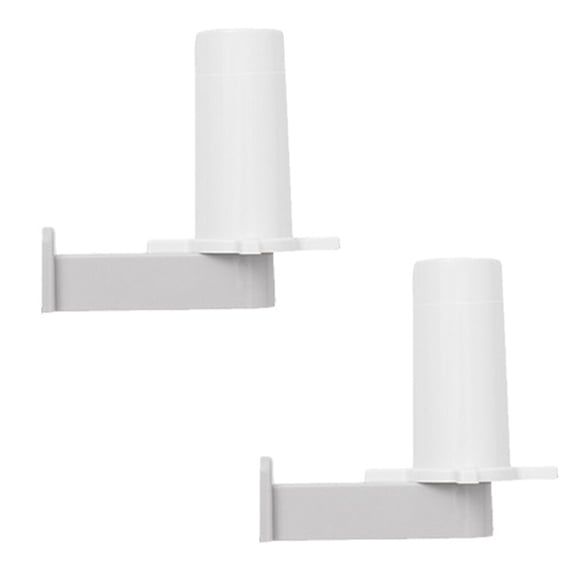 TAILTOSS Plastic White Towel Holder for Kitchen Use Punching Required Strong and 2 Pieces