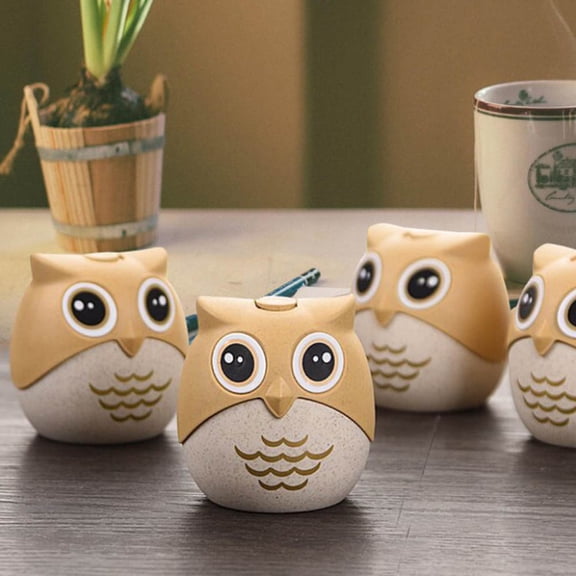 TAILTOSS 2-Pack Owl Toothpick Holder Case for and Stylish Toothpick Storage at Home or Office