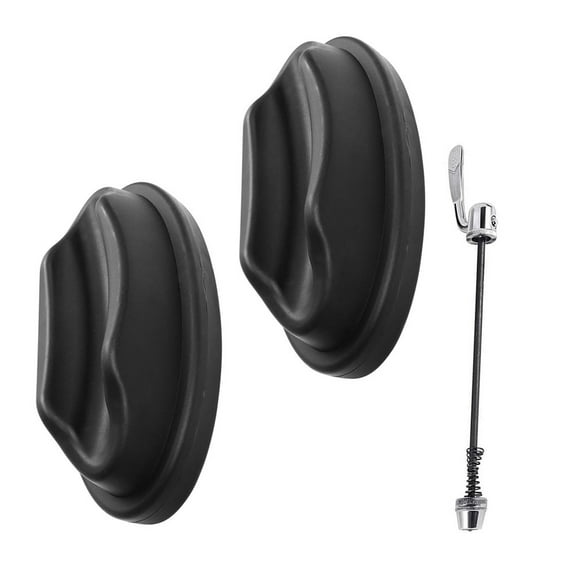 TAILTOSS Front Wheel Riser Blocks Bike Riding Platform Accessory Black 1 Set 11.8x7.9x7.9in