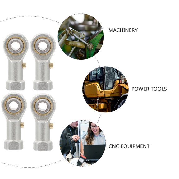 TAILTOSS Rod Ends Spherical Silver 4x1.5in Replacing Damaged Ball Bearings CNC Equipment