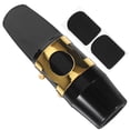 thumbnail image 1 of TAILTOSS Saxophone Ligature Fastener Mouthpiece for Alto Saxophone in Multi Color Bamboo 1 Set, 1 of 8