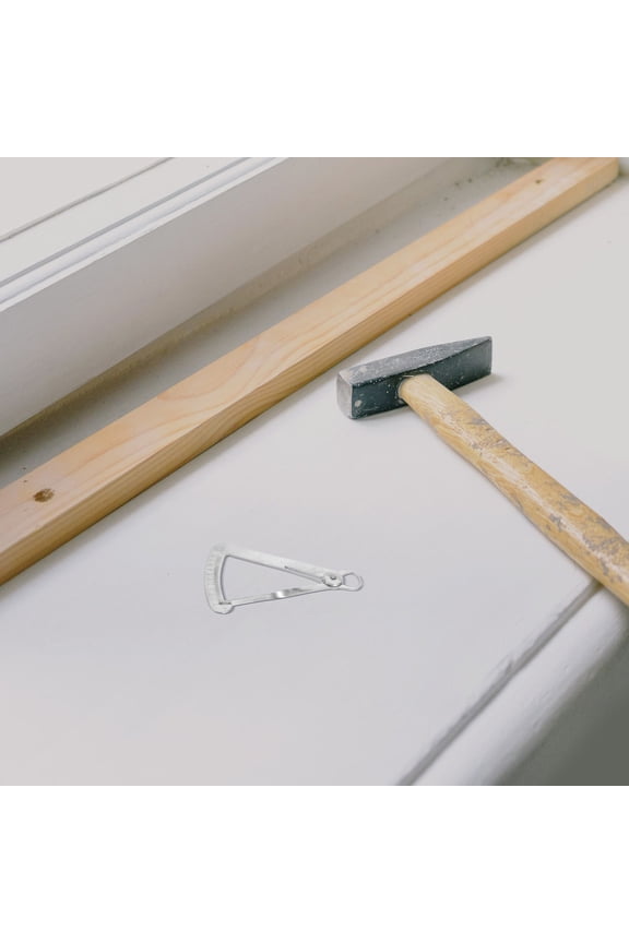 Silver Measuring Instruments 2Pcs Triangular Gauges for Jewelry Making and Professional Use