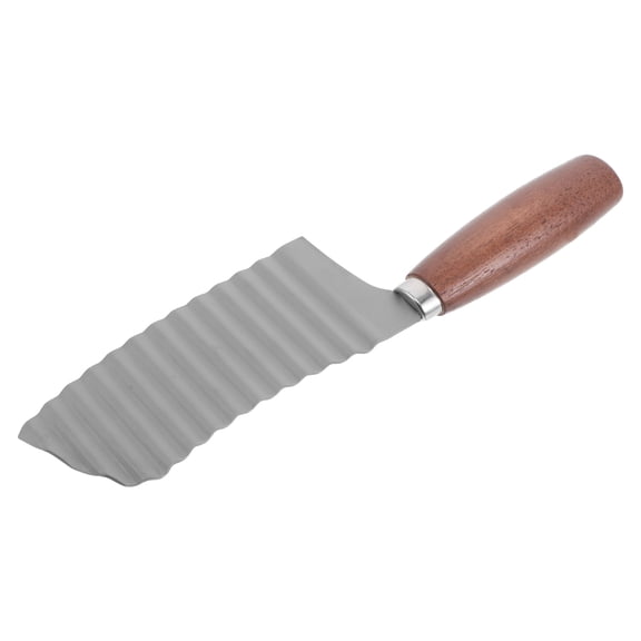 TAILTOSS Stainless Steel Crinkle Cut Potato Cutter with Ergonomic Handle for Even Vegetable Slicing, 1 Piece Kitchen Tool