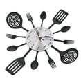 thumbnail image 1 of TAILTOSS Stainless Steel Cutlery Wall Clock with Quiet Movement for Home Use Assorted Color 1Pc, 1 of 8