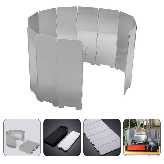 TAILTOSS Stove Windscreen for Outdoor Aluminum Alloy Wind Protection for Other Outdoor Activities 1Pcs