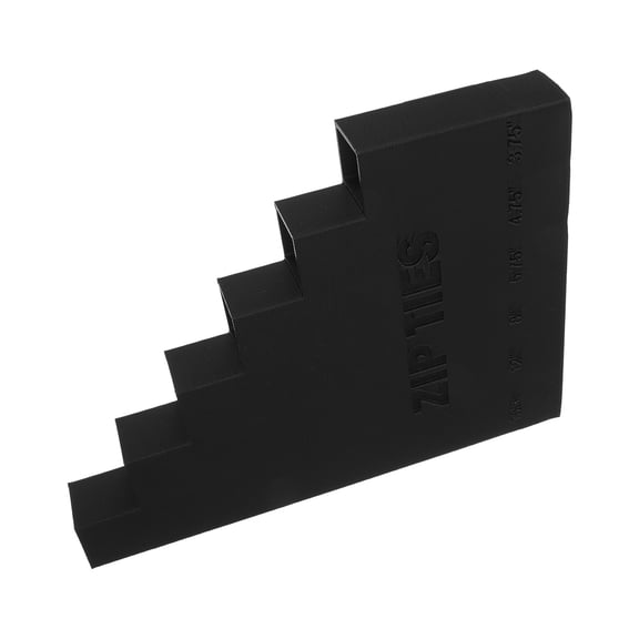 TAILTOSS Wall Mount cable tie Organizer, 6-compartment PET Holder for Workshop