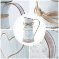 thumbnail image 1 of TAILTOSS White Iron Floral Arrangement Vase for Flower Decor Adds Style to Home Office 6.5 Inches, 1 of 8