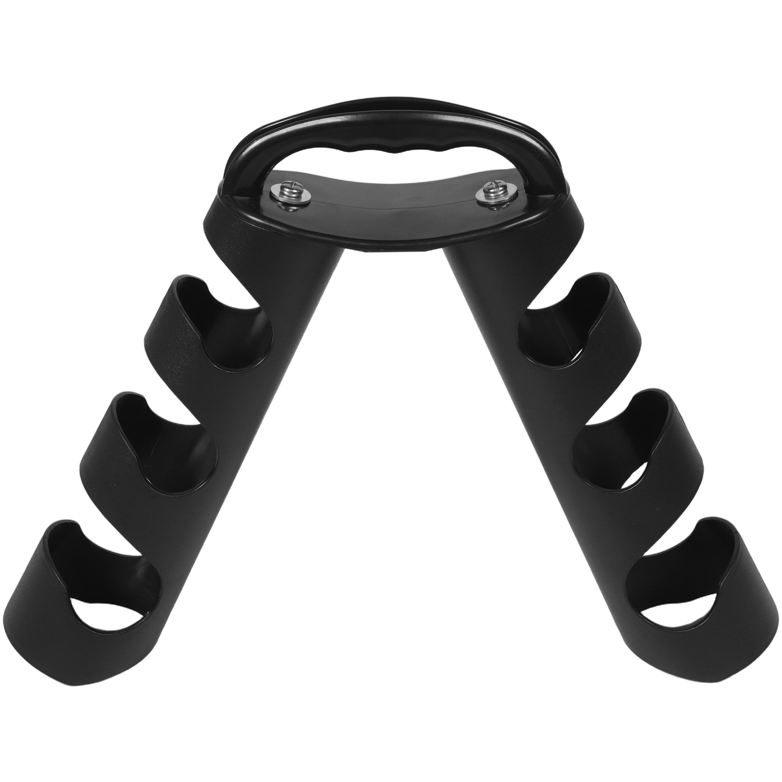 Female Racking Weights TAILTOSS dumbell rack Dumbbell Rack Black PP Weight Storage Three-Tier ...