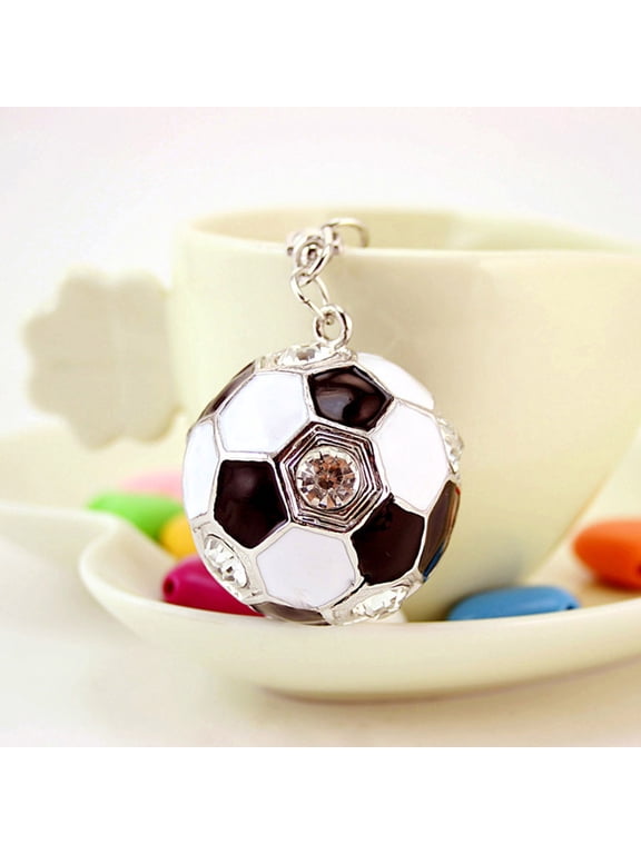 Soccer Keychain, Multi-Color Football Shape Key , 1 Pc Key Holder for Everyday Use, Sports Fan Decor